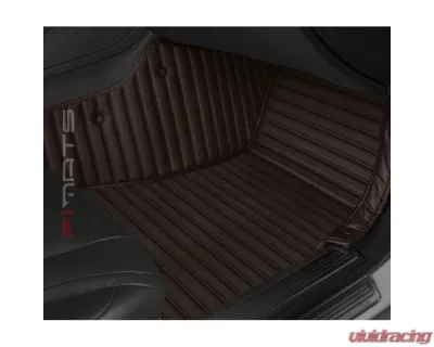 2005-2023 Ford Mustang F1Mats Floor Mats Single Layer Stripe - F1-SLSEE-FR-M