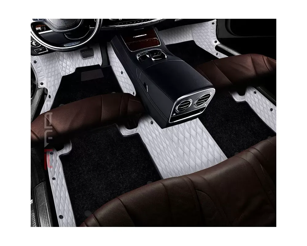 2010-2023 Audi A7 F1Mats Floor Mats Double Layer Diamond - F1-DLDWBB-A-A7