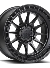 BAJA 7860MB Lock Off-Road Wheels 17x8.5 Black Aluminum for Jeep Wrangler 2007-2018                                     - BAJA-7860MB - Image 3