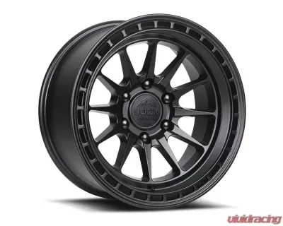 BAJA 7860MB Lock Off-Road Wheels 17x8.5 Black Aluminum for Jeep Wrangler 2007-2018 - BAJA-7860MB