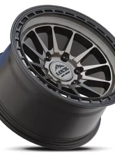 Lock Off-Road Baja Wheel 17x9 6x139.7 -12mm Matte Grey w/ Matte Black Ring                                     - BAJA-7969MGMBR12N - Image 3