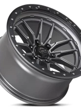 KRAWLER Lock Off-Road Wheels 2987MGMBR20 20x9 Black Milled Aluminum for Jeep Wrangler                                     - KRAWLER-2987MGMBR20 - Image 3