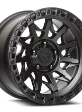 Lock Off-Road Lunatic Wheel 20x9 6x135 0mm Matte Black w/ Matte Black Ring                                     - LUNATIC-2963MB - Image 3