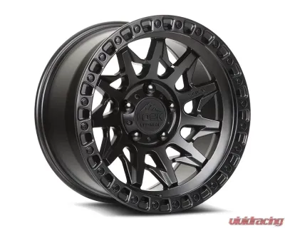 Lock Off-Road Lunatic Wheel 20x9 6x135 0mm Matte Black w/ Matte Black Ring - LUNATIC-2963MB