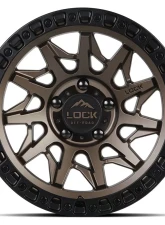 Lock Off-Road Lunatic Wheel 20x10 8x170 -18mm Matte Bronze w/ Matte Black Ring                                     - LUNATIC-2187MRMBR - Image 2