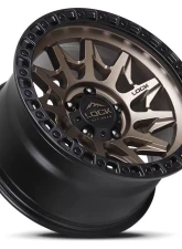 Lock Off-Road Lunatic Wheel 20x10 8x170 -18mm Matte Bronze w/ Matte Black Ring                                     - LUNATIC-2187MRMBR - Image 3