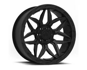 Lock Off-Road Matrix Wheel 17x9 5x127|5x139.7 -12mm Matte Black w/ Matte Black Ring