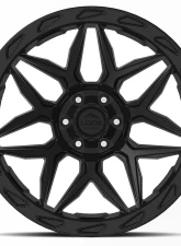 Lock Off-Road Matrix Wheel 20x10 5x127|5x139.7 -18mm Matte Black w/ Matte Black Ring                                     - MATRIX-2121MB - Image 2