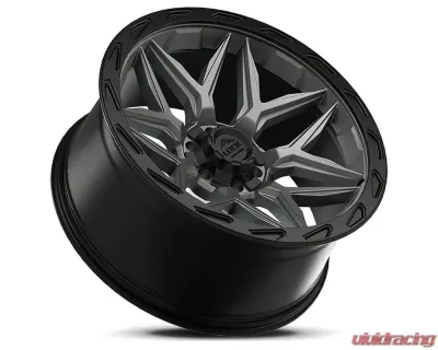 Lock Off-Road Matrix Wheel 17x9 5x127|5x139.7 0mm Matte Grey w/ Matte Black Ring - MATRIX-7921MGMBR