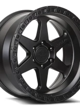Lock Off-Road Olympus Wheel 17x9 6x139.7 -12mm Matte Black w/ Matte Black Ring                                     - OLYMPUS-7969MB12N - Image 3