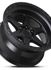 Lock Off-Road Olympus Wheel 17x9 6x139.7 -12mm Matte Black w/ Matte Black Ring                                     - OLYMPUS-7969MB12N - Image 3