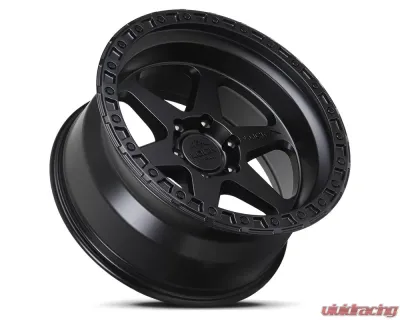 Lock Off-Road Olympus Wheel 17x9 6x139.7 -12mm Matte Black w/ Matte Black Ring - OLYMPUS-7969MB12N