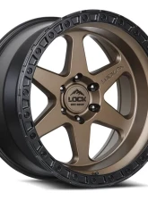 Lock Off-Road Olympus Wheel 20x9 5x127 | 5x5 0mm Matte Desert Bronze w/ Matte Black Ring                                     - OLYMPUS-2957MRMBR - Image 3