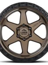 Lock Off-Road Olympus Wheel 20x9 5x127 | 5x5 0mm Matte Desert Bronze w/ Matte Black Ring                                     - OLYMPUS-2957MRMBR - Image 2