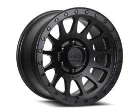 Lock Off-Road Yosemite Wheel 17x9 5x127 | 5x5 0mm Matte Black w/ Matte Black Ring