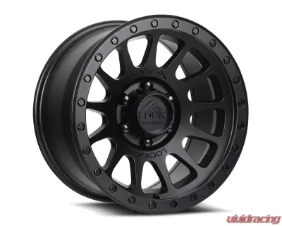 Lock Off-Road Yosemite Wheel 20x10 6x135 -18mm Matte Black w/ Matte Black Ring - YOSEMITE-2163MB