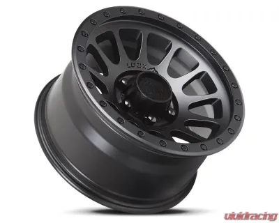Lock Off-Road Yosemite Wheel 20x10 6x135 -18mm Matte Black w/ Matte Black Ring - YOSEMITE-2163MB