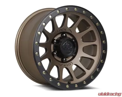 Lock Off-Road Yosemite Wheel 20x9 6x139.7 18mm Matte Desert Bronze w/ Matte Black Ring - YOSEMITE-2969MRMBR