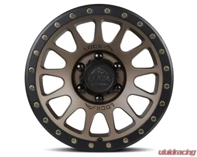 Lock Off-Road Yosemite Wheel 20x9 6x139.7 18mm Matte Desert Bronze w/ Matte Black Ring - YOSEMITE-2969MRMBR