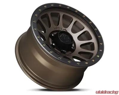 Lock Off-Road Yosemite Wheel 20x9 6x139.7 18mm Matte Desert Bronze w/ Matte Black Ring - YOSEMITE-2969MRMBR
