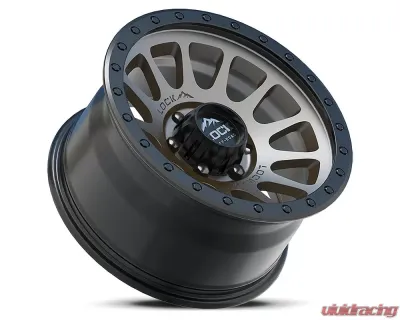Lock Off-Road Yosemite Wheel 17x9 6x139.7 0mm Matte Grey w/ Matte Black Ring - YOSEMITE-7969MGMBR