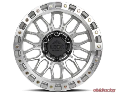 Lock Off-Road Combat Wheel 20x9 6x139.7 0mm Maching w/ Clear Coat - COMBAT-2969MC