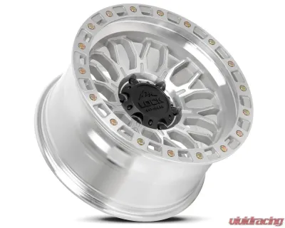 Lock Off-Road Combat Wheel 20x9 6x139.7 0mm Maching w/ Clear Coat - COMBAT-2969MC
