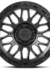 Combat Lock Off-Road Wheels 2188MB 17x9 5x5.5 Black Aluminum for Jeep Wrangler 2007-2018                                     - COMBAT-2188MB - Image 2