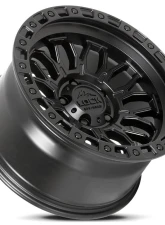 Combat Lock Off-Road Wheels 2188MB 17x9 5x5.5 Black Aluminum for Jeep Wrangler 2007-2018                                     - COMBAT-2188MB - Image 3