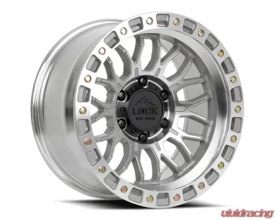 Lock Off-Road Combat Wheel 17x9 5x127 | 5x5 1mm Maching w/ Clear Coat - COMBAT-7957MC