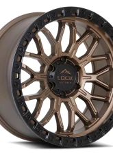 Combat 7963MRMBR Lock Off-Road Wheels 17x9 Black Machined for Jeep Wrangler 2007-2018                                     - COMBAT-7963MRMBR - Image 3