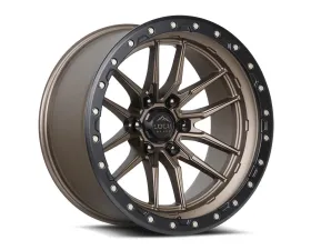 Lock Off-Road Krawler Wheel 17x9 6x139.7 1mm Matte Bronze w/ Matte Black Ring