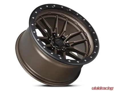Lock Off-Road Krawler Wheel 20x10 8x180 -18mm Matte Bronze w/ Matte Black Ring - KRAWLER-2188MRMBR