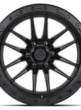 Lock Off-Road Krawler Wheel 22x10 8x165.1 -18mm Matte Black w/ Matte Black Ring                                     - KRAWLER-22186MB - Image 2