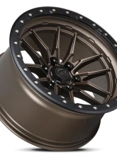 Lock Off-Road Krawler Wheel 22x10 8x180 -18mm Matte Bronze w/ Matte Black Ring                                     - KRAWLER-22188MRMBR - Image 3