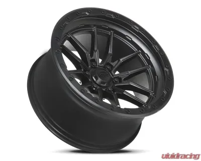 Lock Off-Road Krawler Wheel 18x9 6x139.7 1mm Matte Black w/ Matte Black Ring - KRAWLER-8969MB1