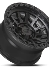 Lock Off-Road Lunatic Wheel 18x9 6x139.7 -12mm Matte Black w/ Matte Black Ring                                     - LUNATIC-8969MB - Image 3