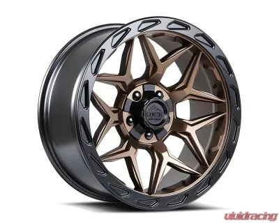 Lock Off-Road Matrix Wheel 20x10 8x165.1 -18mm Matte Bronze w/ Matte Black Ring - MATRIX-2182MRMBR