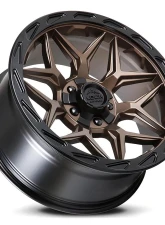 Lock Off-Road Matrix Wheel 20x10 8x180 -18mm Matte Bronze w/ Matte Black Ring                                     - MATRIX-2188MRMBR - Image 3