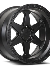 Lock Off-Road Olympus Wheel 18x9 6x139.7 -12mm Matte Black w/ Matte Black Ring                                     - OLYMPUS-8969MB - Image 3