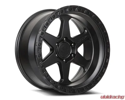 Lock Off-Road Olympus Wheel 18x9 6x139.7 -12mm Matte Black w/ Matte Black Ring - OLYMPUS-8969MB