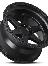 Lock Off-Road Olympus Wheel 18x9 6x139.7 -12mm Matte Black w/ Matte Black Ring                                     - OLYMPUS-8969MB - Image 3