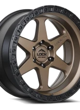 Lock Off-Road Olympus Wheel 18x9 6x139.7 1mm Matte Desert Bronze w/ Matte Black Ring                                     - OLYMPUS-8969MRMBR1 - Image 3