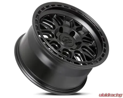 Lock Off-Road Onyx Wheel 17x9 5x127 | 5x5 1mm Matte Black w/ Matte Black Ring - ONYX-7957MB