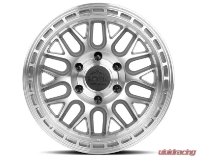 Lock Off-Road Onyx Wheel 17x9 5x127 | 5x5 -12mm Maching w/ Clear Coat - ONYX-7957MC12N