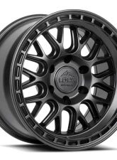 Lock Off-Road Onyx Wheel 17x9 6x139.7 -12mm Matte Black w/ Matte Black Ring                                     - ONYX-7969MB12N - Image 3
