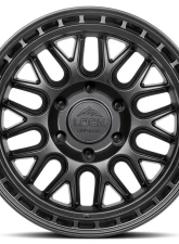 Lock Off-Road Onyx Wheel 17x9 6x139.7 -12mm Matte Black w/ Matte Black Ring                                     - ONYX-7969MB12N - Image 2