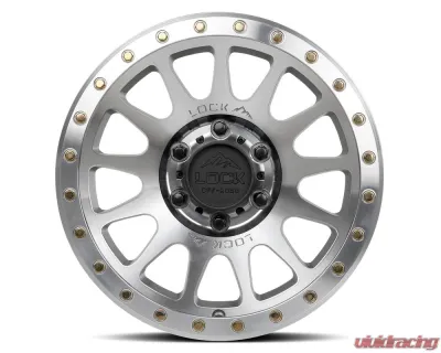 Lock Off-Road Yosemite Wheel 17x9 6x135 0mm Machining w/ Clear Coat - YOSEMITE-7963MC