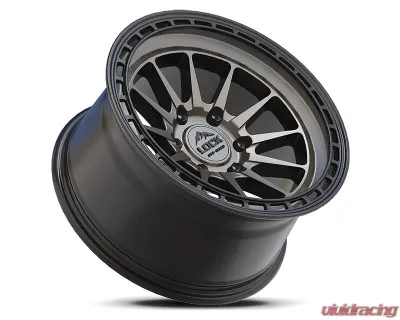 BAJA 7860MG Lock Off-Road Wheels 17x9 Inch Aluminum Black for Jeep Wrangler 2007-2018 - BAJA-7860MG