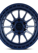 BAJA Lock Off-Road Wheels 7963 Blue 12x7 for 2007-2018 Jeep Wrangler                                     - BAJA-7963BLUE12N - Image 2